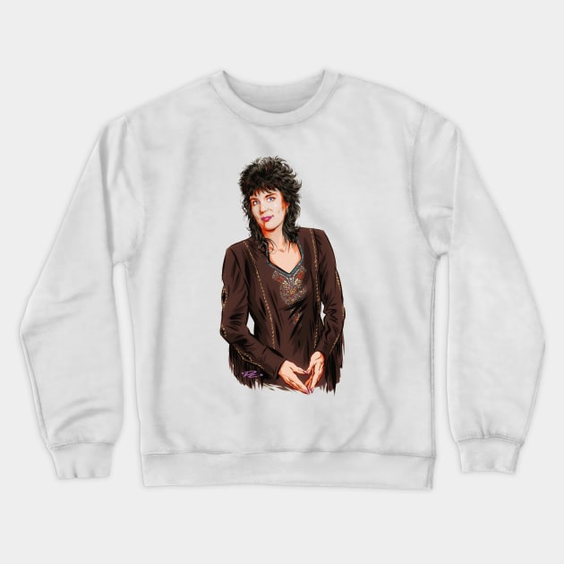 Holly Dunn - An illustration by Paul Cemmick Crewneck Sweatshirt by PLAYDIGITAL2020